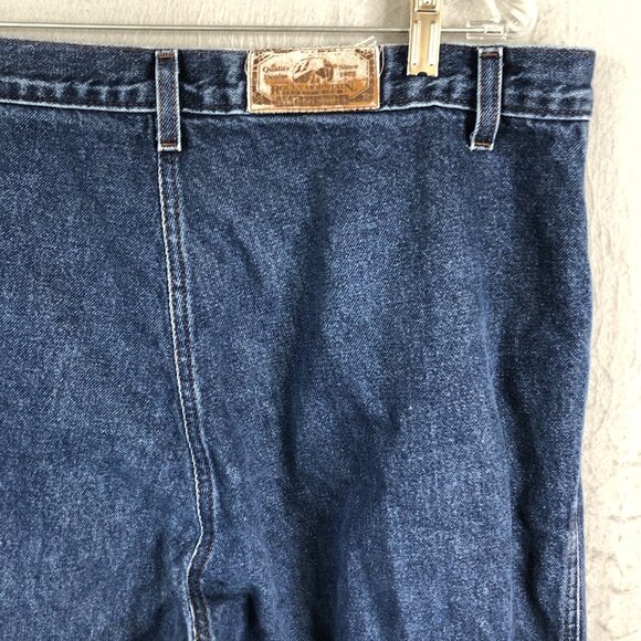 VINTAGE Rocky Mountain Jeans Juniors XL Blue Denim Bareback Western Riding - Picture 9 of 16
